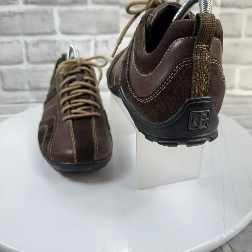 Cole Haan Men's Size 9 Brown Suede Leather Casual Driver Sneakers Comfort Shoes